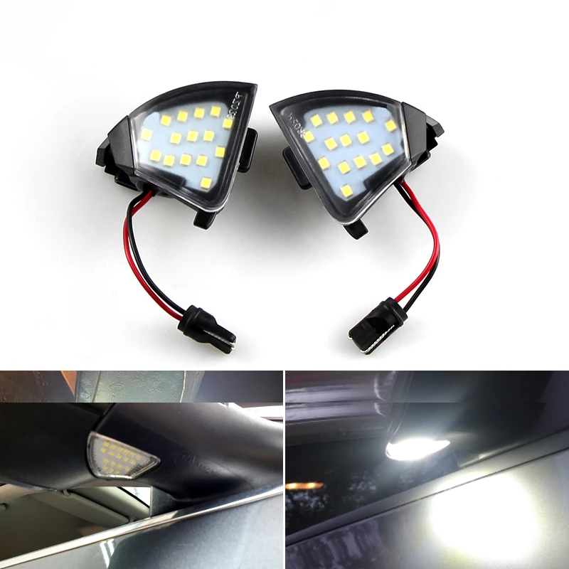 2 Pcs No Error LED Side Rearview Mirror Ground Lamp Welcome Puddle Light For Vw Golf 5 Mk5 MkV Passat B6 Jetta Eos Golf6 Variant |