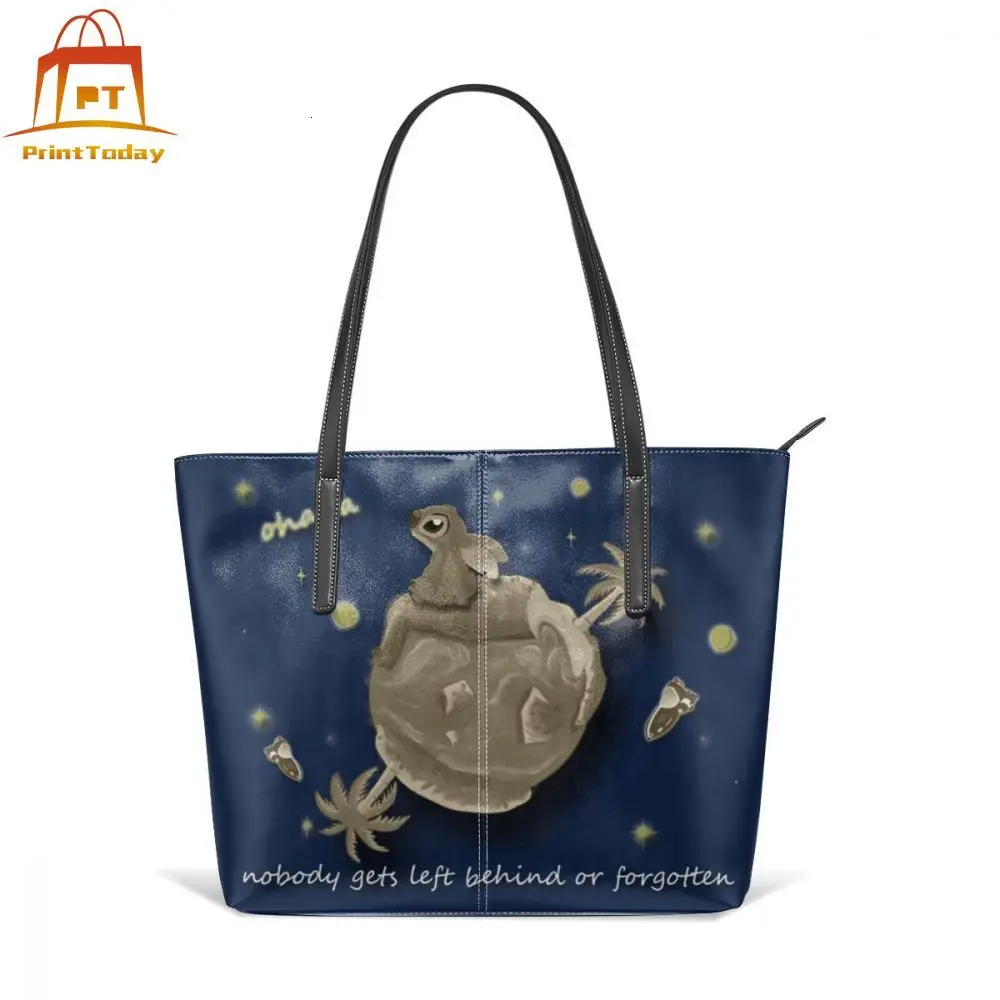 Le Petit Prince Сумочка Le Petit Dreamer Сумки С Короткими Ручками Женская Подростковая кожаная сумка-тоут с рисунком трендовые женские сумки