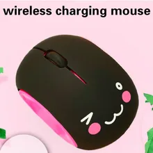 Новая беспроводная мышь, милая мультяшная Бесшумная зарядная игровая мышь, мини розовая компьютерная мышь для девочек, для ноутбуков, настольных компьютеров