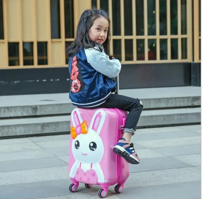 Kids Luggage suitcase Travel Rolling Suitcases Children cartoon Suitcase Spinner luggage suitcase for Travel Trolley Bags wheels