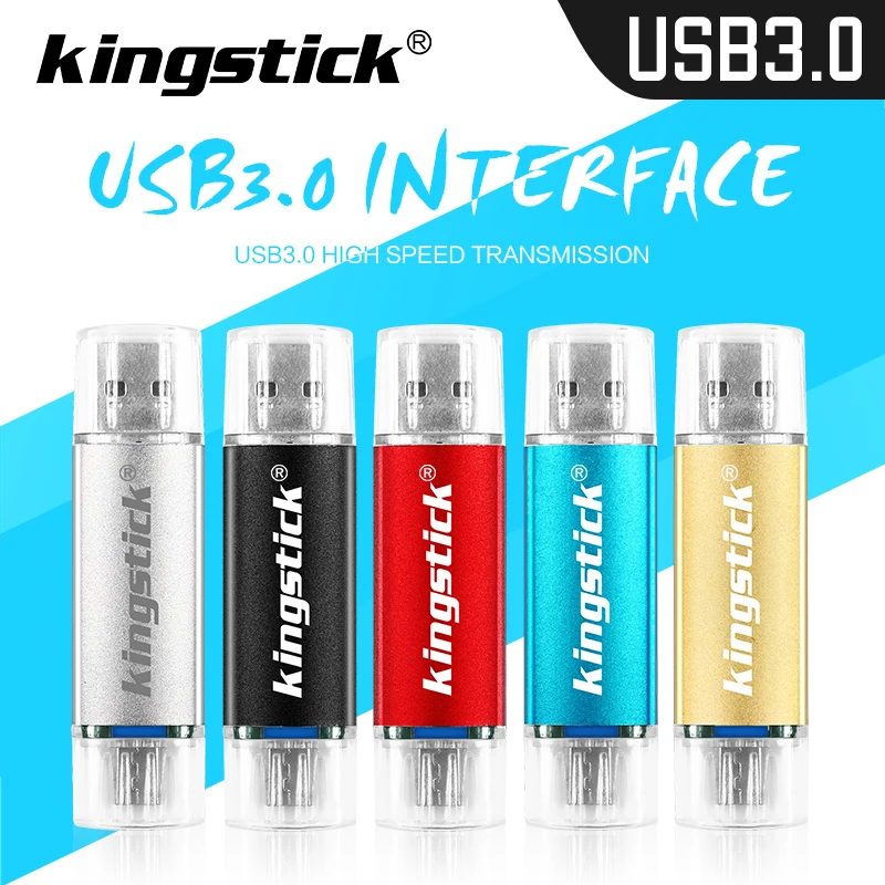 Лидер продаж OTG флешка usb 3 0 64 ГБ 256 флеш-накопитель для смартфона 16 32 128 USB