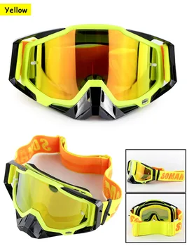 

Motocross Goggles Capacetes Para Moto Glasses Goggles Helmet Motorcycle Soman SM11 casco Moto Lens+3pcs Films+Extra Clear Lens