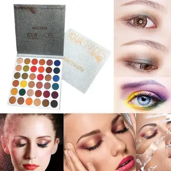 

36 Colors Pearlescent Eyeshadow Powder Makeup Palette Shadow Glitter Pallete Cosmetic Matte Shimmer Lasting Eye Eyeshadow C4E0