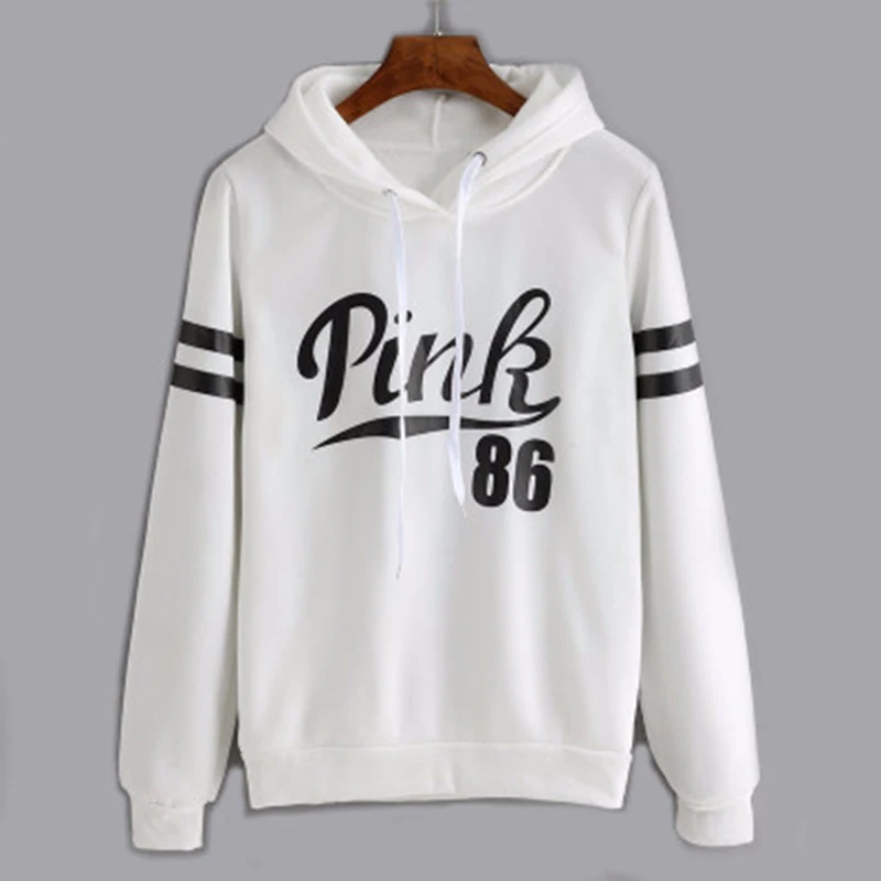 

New Letter Printing Casual Thickening Slim Hooded Sweatshirt Women Spring And Autumn Plus Velvet Long-sleeved Women's Shirt Jacket