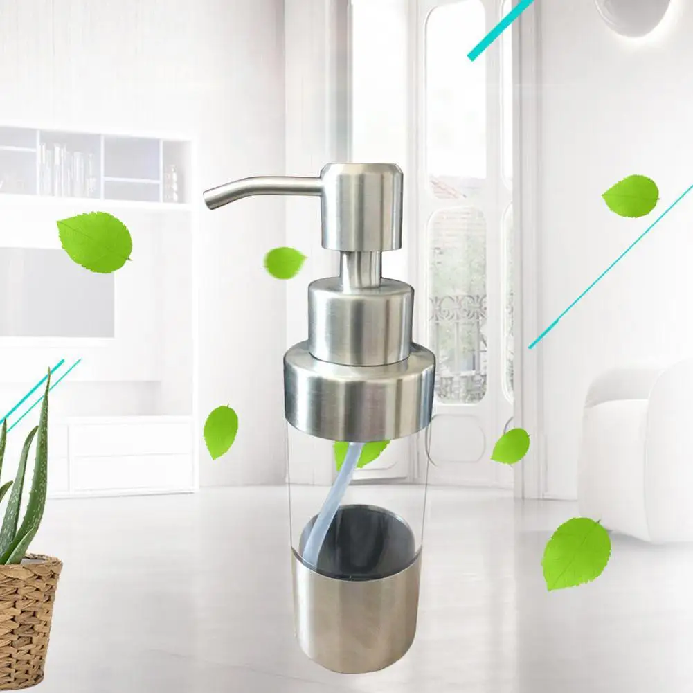 

150ml Refillable Metal Portable Perfume Liquid Soap Dispenser Spray Atomizer Bottle Lotion Detergent Empty Cosmetic Container