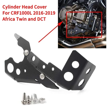 

Motorcycle Engine Cylinder Head Cover Protector Compatible for Honda CRF1000L Africa Twin 2016-2019(Black)