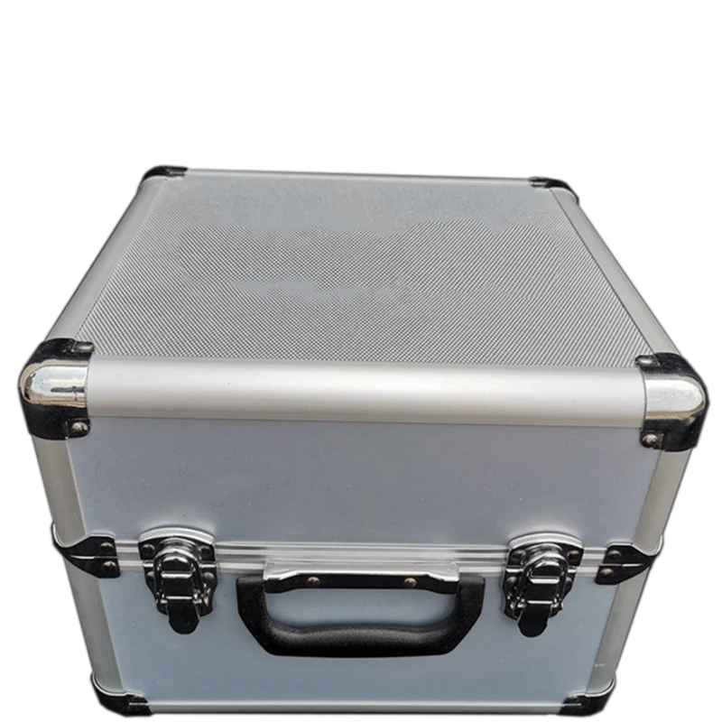 28x26x23 см портативный алюминиевый ящик для инструментов ящик для хранения Портативный ударопрочный профиль чехол с губкой