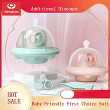 Товары для новорожденных детей, Товары для детей, триммер для ногтей, резак, 4 шт., ножницы для стрижки ногтей, безопасные ножницы, детские инструменты для ногтей AZJJ005