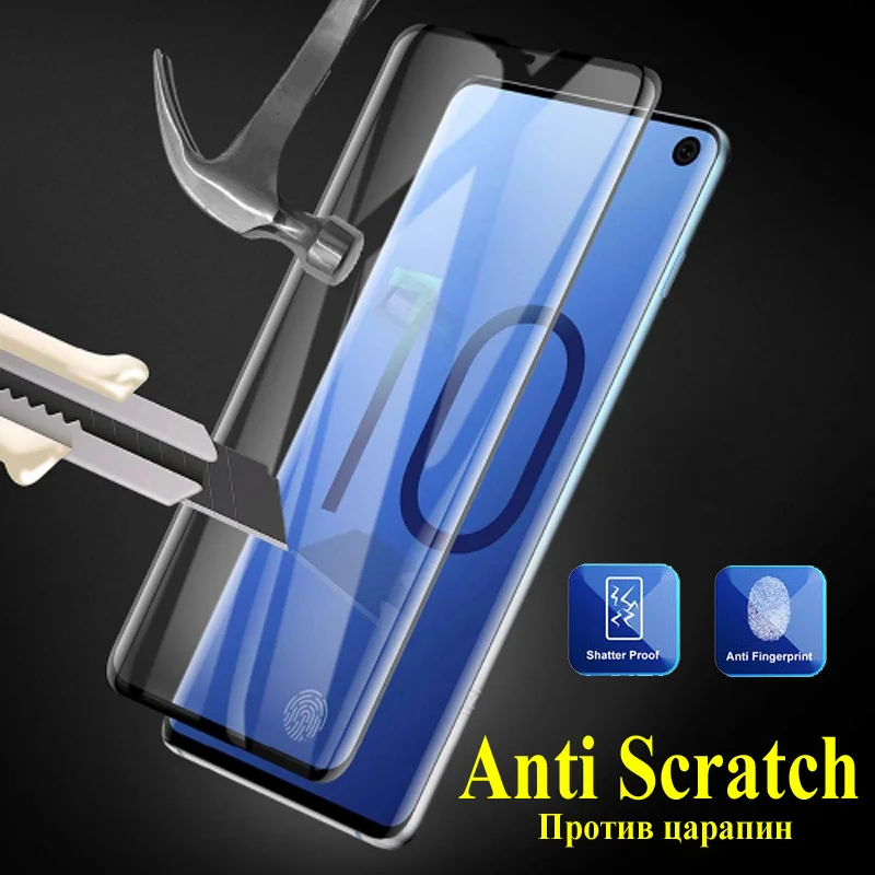 3D Защитное стекло для Samsung Galaxy S10e S10 plus закаленное samsumg sansung galax s 10 e 10s s10plus verre tremp
