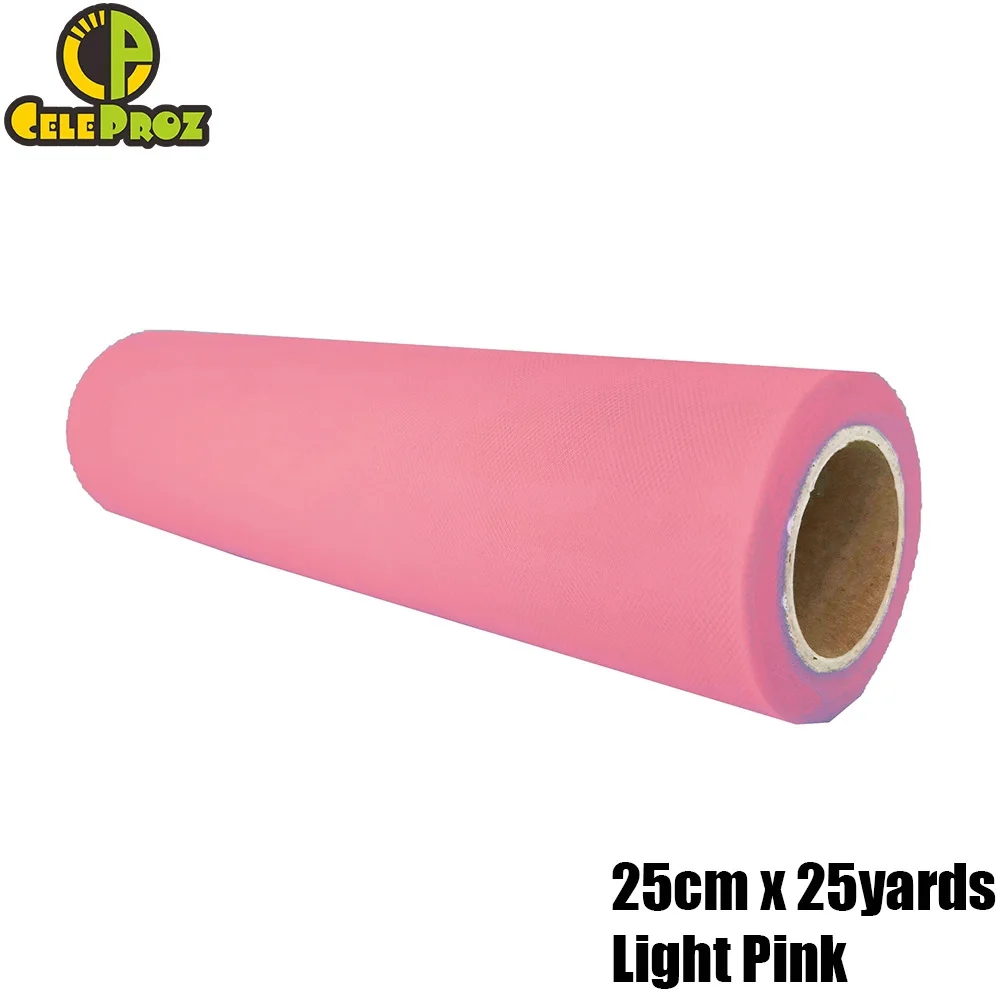 25CM LIGHT PINK 25 см 25Y тюль сетка рулон Свадебная вечеринка органза Ткань Настольная дорожка Стул Sash DIY Ailse runner Лестницы украшения вечерние принадлежности - Цвет: 25CM LIGHT PINK