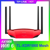 TP-LINK TL-XDR1860 ax1800 wifi6 malha gigabit roteador 2.4g 5.0ghz banda dupla 1775mbps 2 × 2 MU-MIMO sem fio fácil de expandir roteador