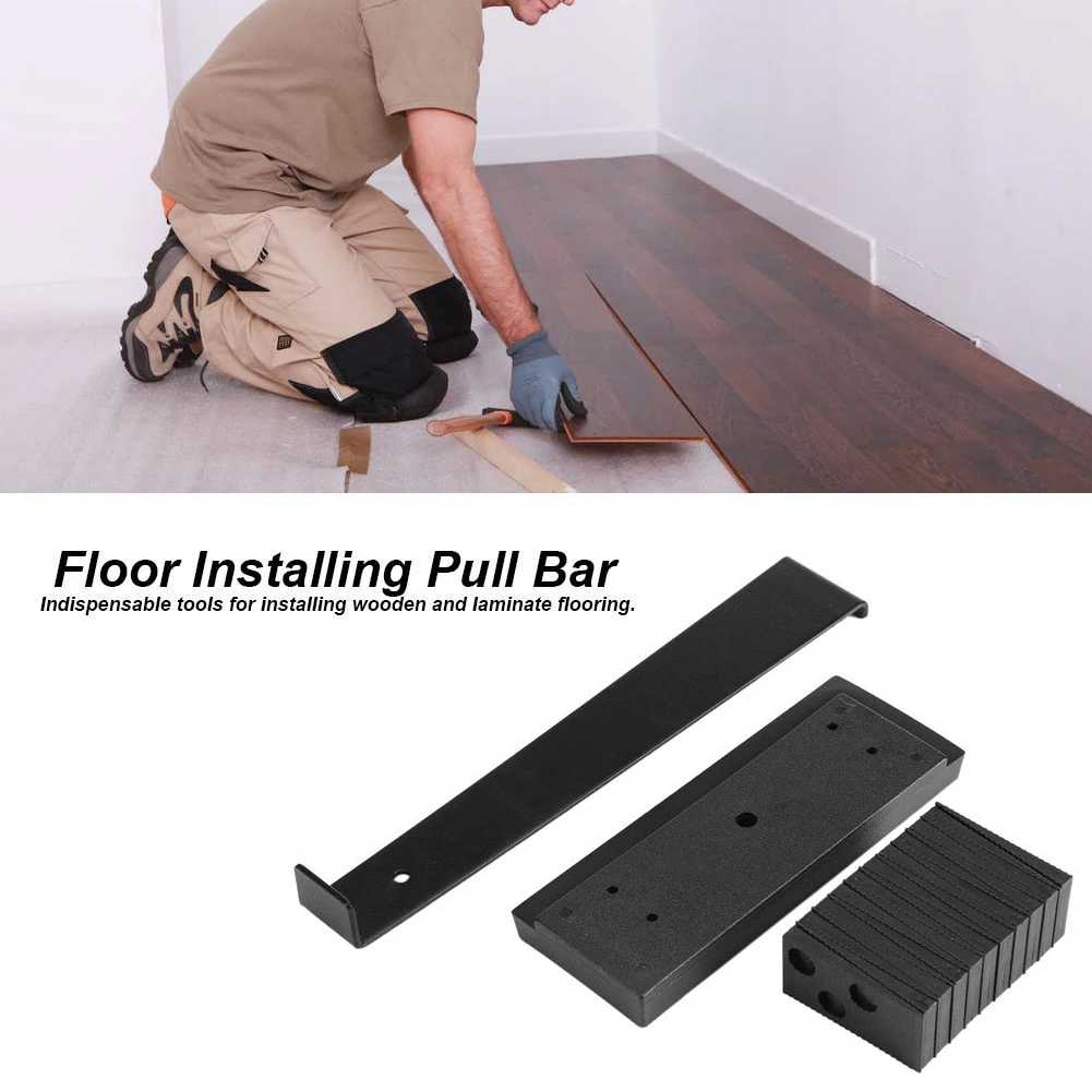 Us 4 39 23 Off Wood Flooring Installation Kit With Mallet Spacers Pull Bar Tapping Block Laminate Wood Floor Installation Tool On Aliexpress