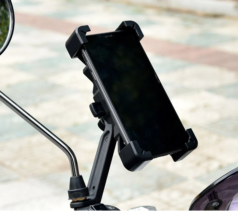 4.8-6.8 Inch Mobile Phone Holder Motorcycle Battery Bicycle Mobile Phone Holder Riding Shockproof Navigation Bracket XA114TQ