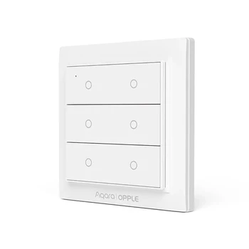 

Aqara / OPPLE WXCJKG13LM ZigBee Smart Switch Wireless Home Bedroom Lighting Switch Six Buttons 2CH/4CH/6CH White