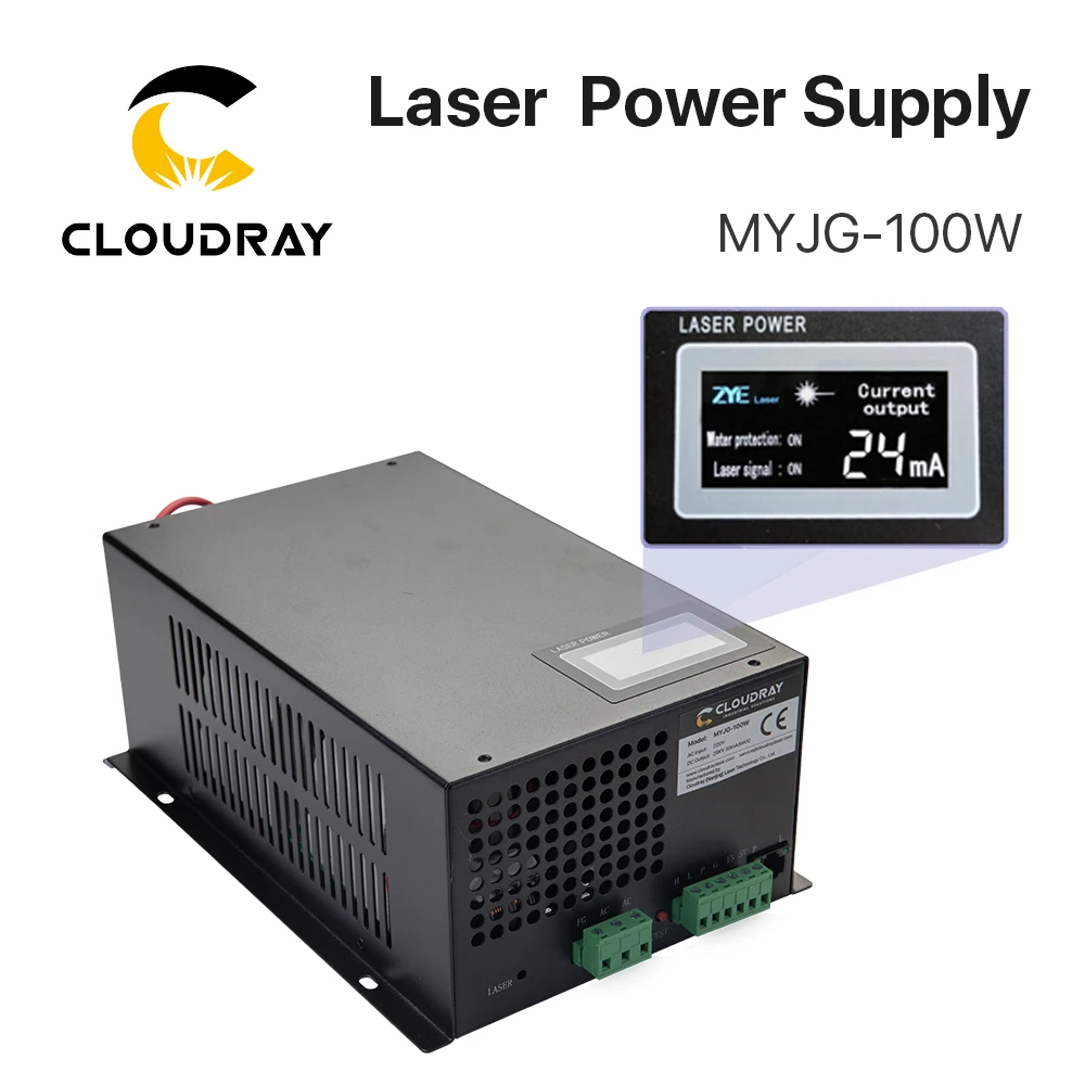 Cloudray 80-100 W CO2 лазерной Питание для CO2 лазерной гравировки, резки MYJG-100W категории