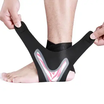 

1 Pc Breathable Ankle Support Elasticity Free Adjustment Protection Foot Bandage Sprain Prevention Sport Fitness Guard Band