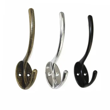 

Vintage Hangers Hook Zinc Alloy Wall Hook Bronze Cloth Coat Bag Hat Hanging Hooks Bathroom Kitchen Anitque Racks