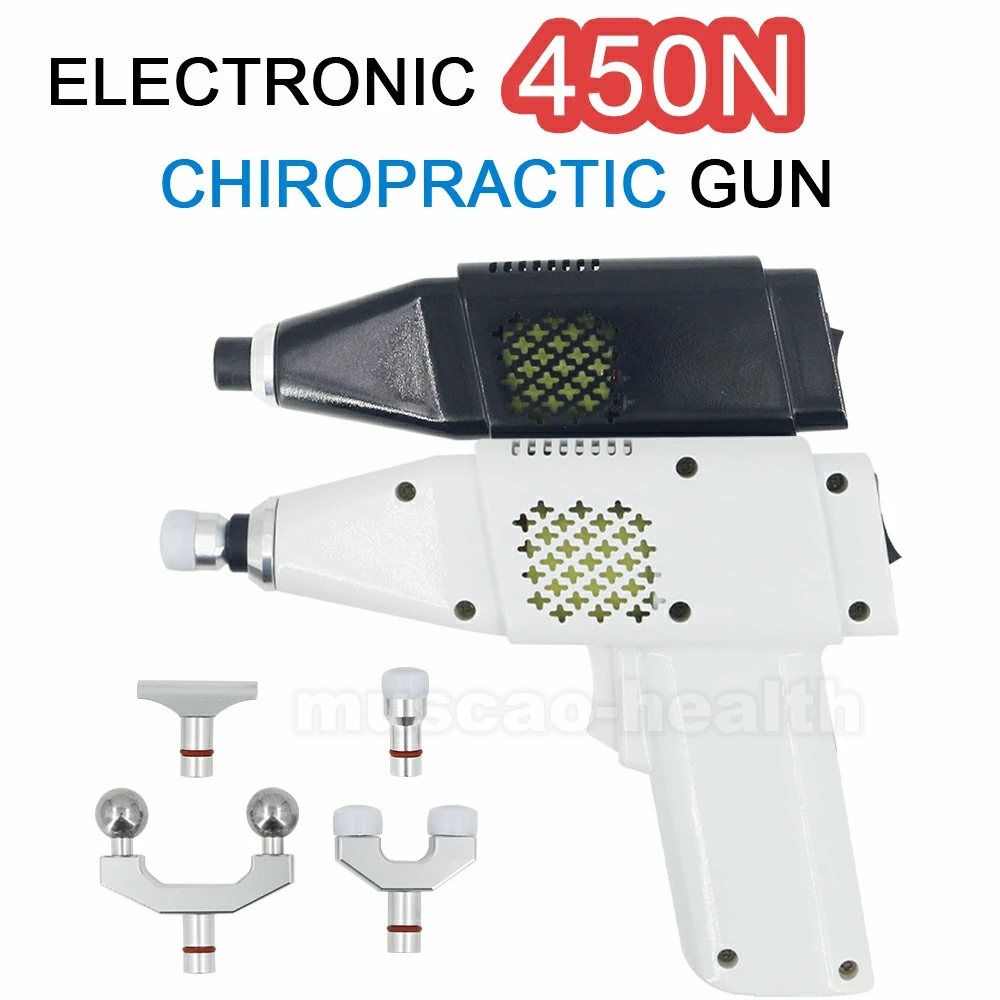 

Chiropractic Adjusting Tool Adjustable Intensity Therapy Spinal Massager 450N Spine Correction Electric Gun 4 Heads 2022 New