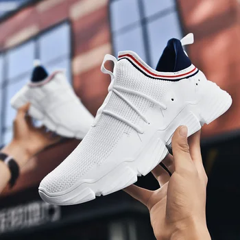 

Fashion Men Casual Shoes 2020 brand sneakers men Lightweight Lace-up Walking Sneakers trainer Male Footwear1617