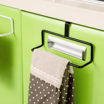 

Multi-Purpose Kitchen Organizer Towel Rack Hanging Holder Door Back Towels Holder Cabinet Cupboard Hanger Shelf for Washcloths