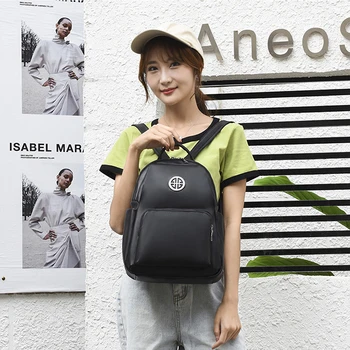 

Soft Leather Ladies Shoulder Bag Versatile Large-capacity Lightweight Waterproof Travel Bag Student Bag