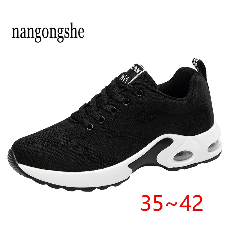 

Air Cushion 2020 Spring Increased Women Running Sports Shoes Sneakers Platform Sneakers Woman Tennis Female Zapatillas Mujer