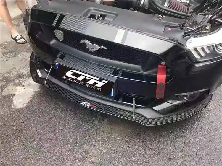 ABS/углеродное волокно передний бампер спойлер авто диффузор подходит для Ford Mustang