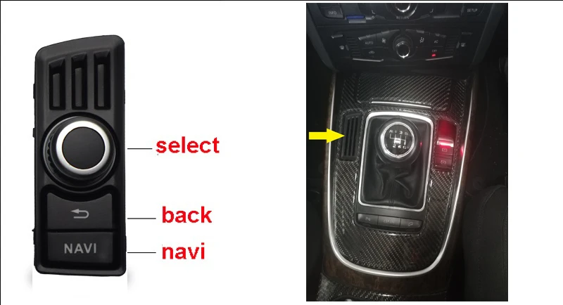 Navi knob rhd Q5