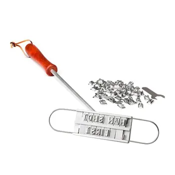 

Fire Barbecue Branding Barbecue Branding English Letters Bbq Branding Iron Aluminum Alloy Barbecue Tool