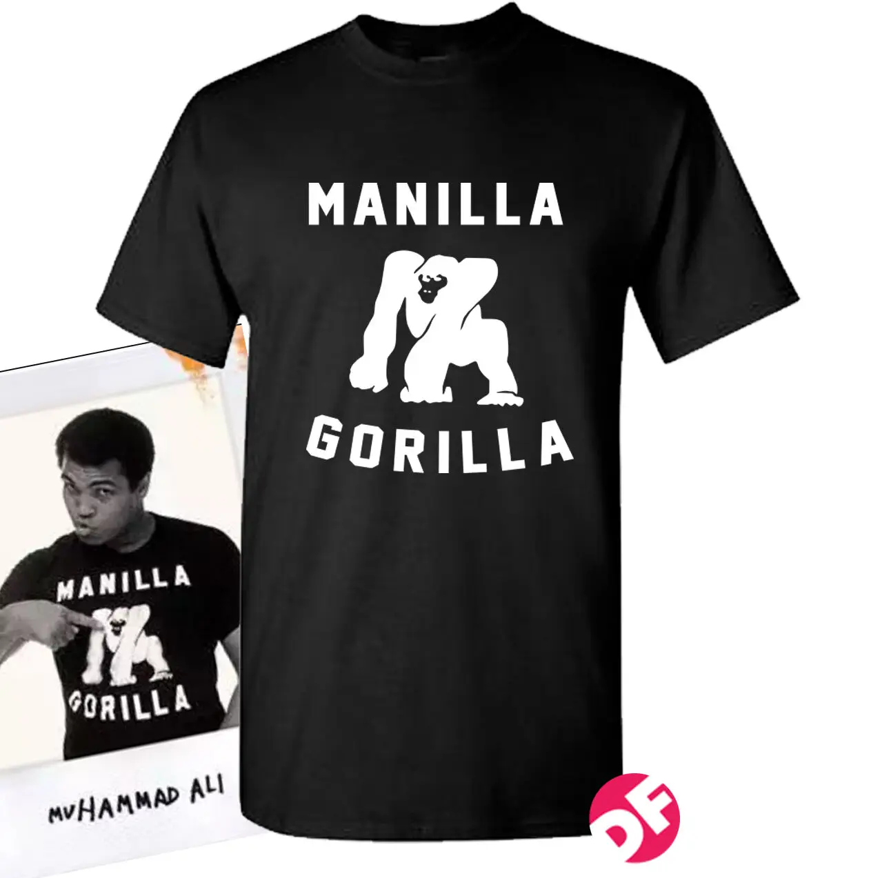 MuhaMMQAd Ali Manilla Gorilla редкая футболка с Али WWF ретро мужские + Детские футболки новые
