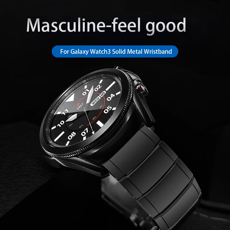 Newest Metal Steel Watch Band For Samsung Galaxy Watch 3 41mm 45mm Watchbands Galaxy Watch Active Bands mm 22mm Wrist Band Watchbands Aliexpress