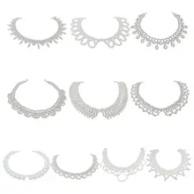 Этническое массивное Тканое ожерелье, волнистое ожерелье из искусственного жемчуга с бусинами, колье, сделай сам, короткий искусственный воротник для женщин, нагрудник, бижутерия