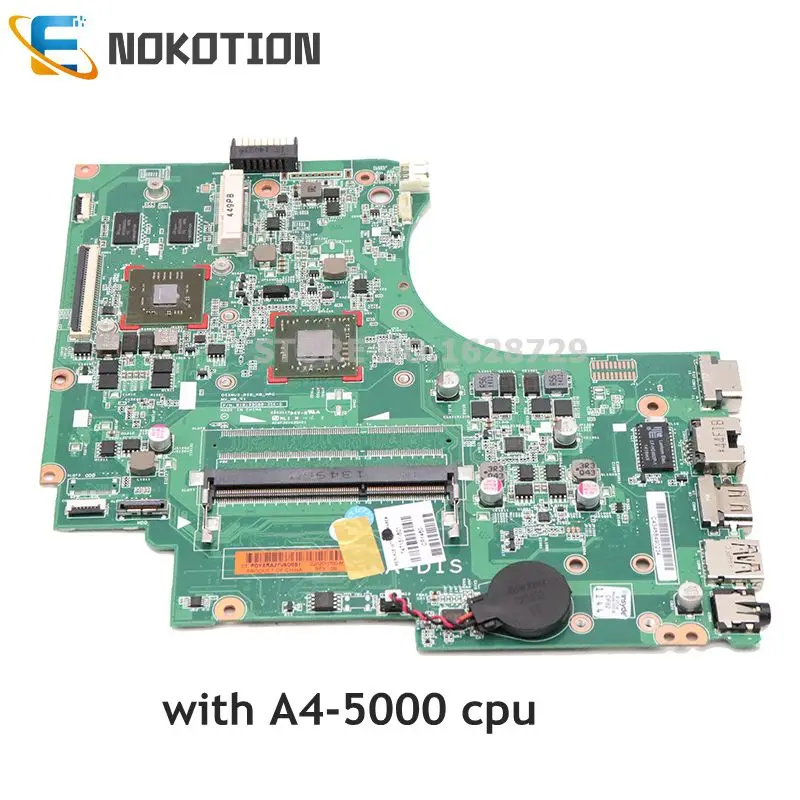 Black Friday  NOKOTION 747151-001 747151-601 747151-501 for HP 15-D 255 G2 laptop motherboard A4-5000 CPU DDR3 wi