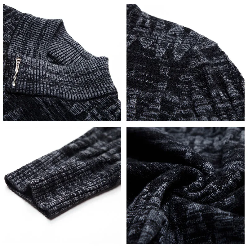 COODRONY Brand Winter Sweater Men Cotton Pull Homme Thick Warm Turtleneck Sweaters Pullover Men Clothes 2019 Jersey Hombre 91122