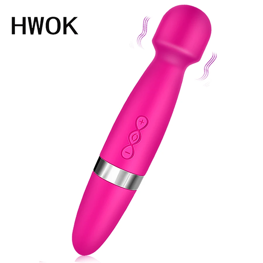Мощный силиконовый вибратор HWOK для массажа тела Женский Стимулятор клитора и