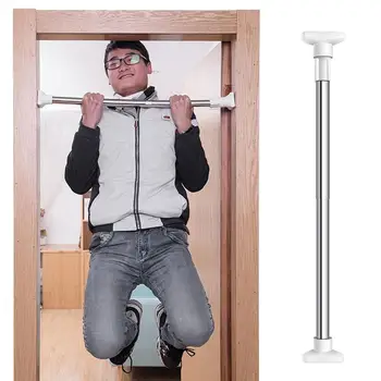 

Durable Clotheshorse Telescopic Clothesline Pole Free Punching Clothes Drying Rod for Bathroom Bedroom Balcony Retractable