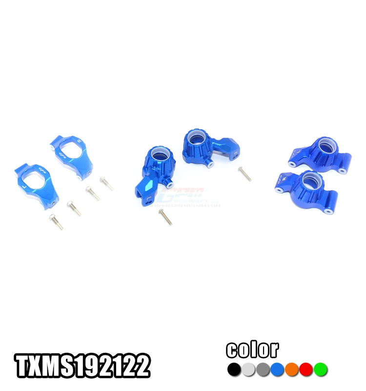 GPM TRAXXAS 1/10 MAXX монстр алюминиевое переднее C сиденье + Переднее рулевое колесо