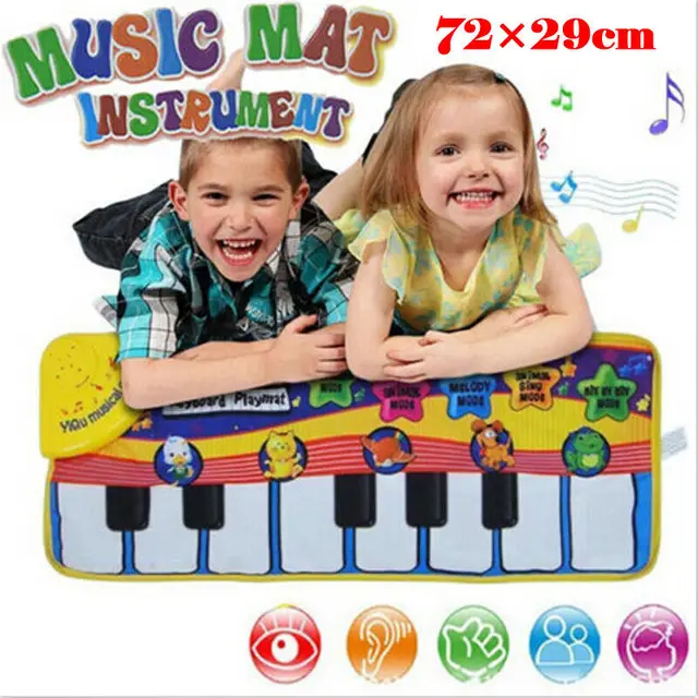 Baby Music Pad Children Crawling Piano Carpet Education Music Toys Keyboard Musical Dancing Mat 2