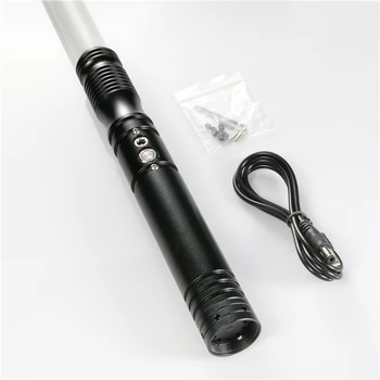 

CIELTAN Lightsaber RGB 12 Colors Soundfonts FOC Force FX Heavy Dueling Saber Knight Luminous Cosplay Toys Light swords