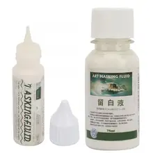 Художественная маскирующая жидкость художника Акварельная живопись медиа пигмент покрытие жидкая живопись для больших акварельных слоев