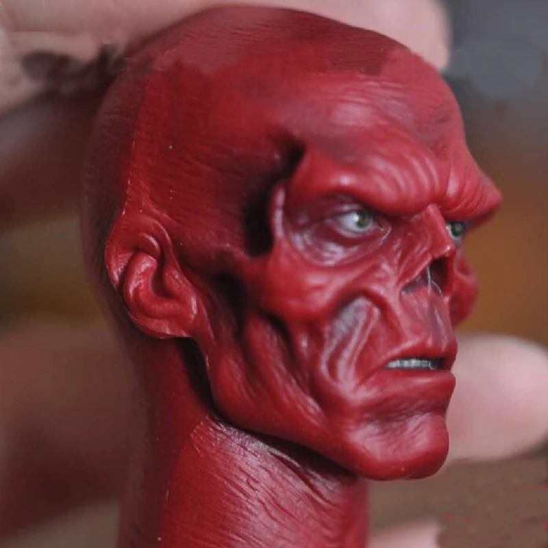 1/6 Scale Hugo Weaving Head Sculpt Red Skull Head Model F 12" Man Figure 