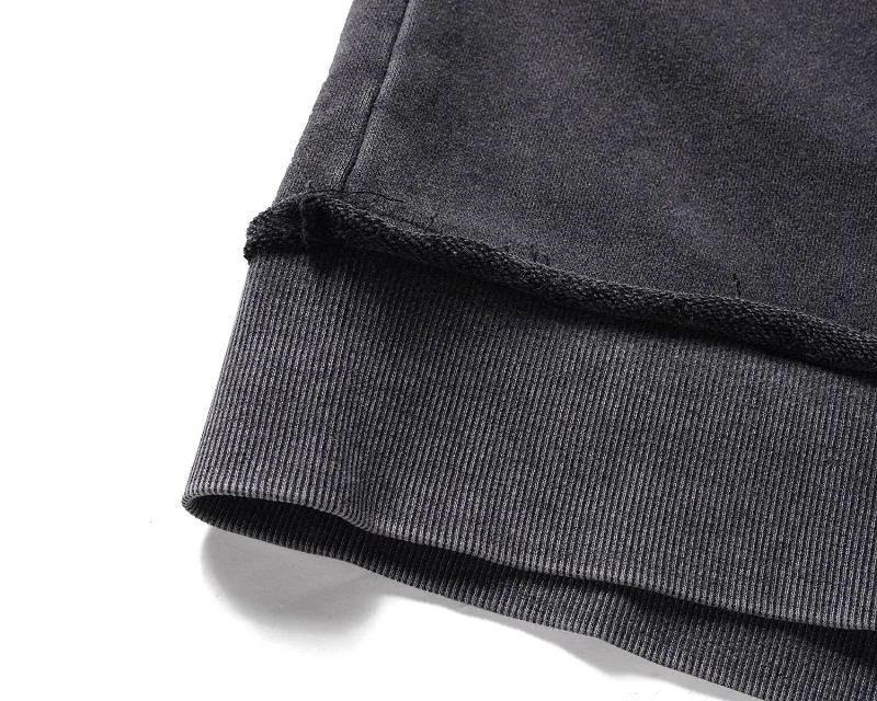 QoolXCWear зимние мужские хип хоп однотонные черные толстовки Осень вниз плеча Kanye толстовки уличная одежда верхняя одежда L063