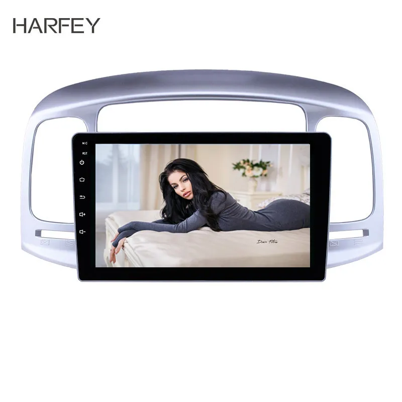 

Harfey 9 inch Android 8.1 Car Multimedia for Hyundai Accent 2006-2011 Touch screen Head Unit Bluetooth Stereo with Music AUX