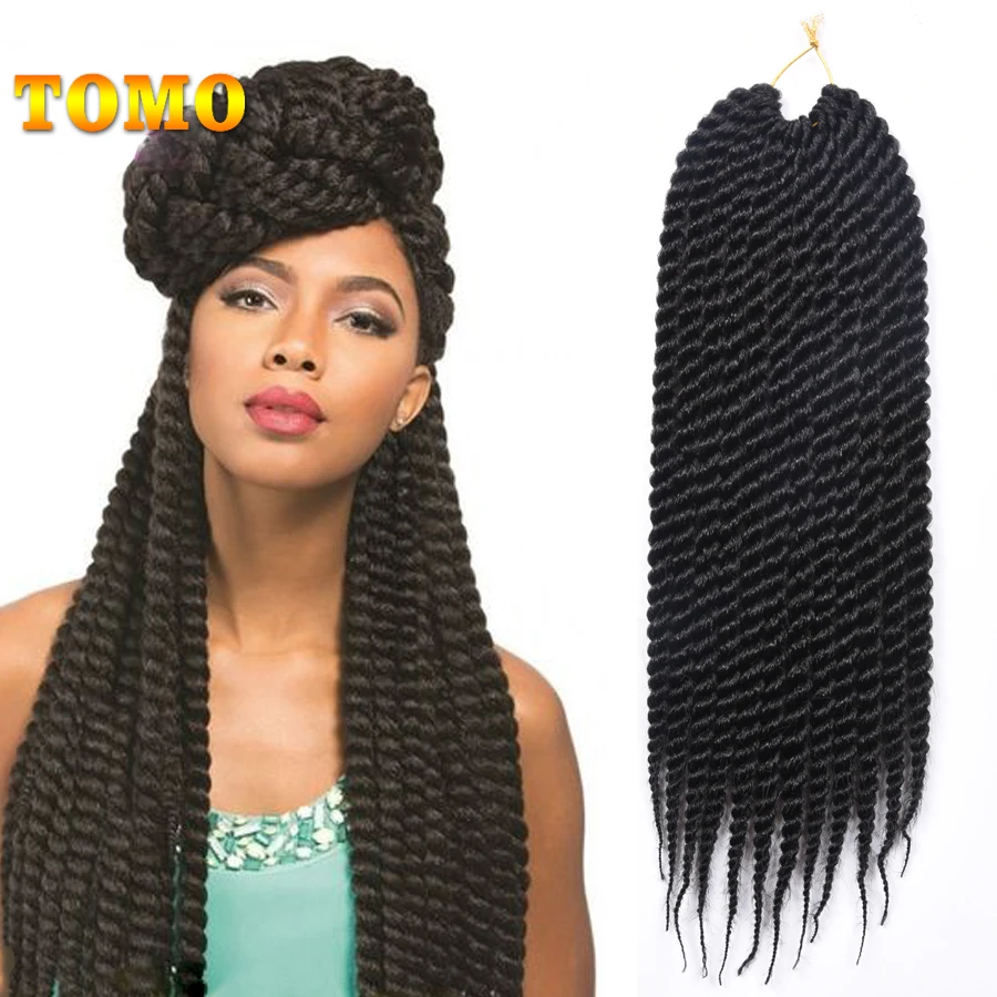 Tomo 12 18 12strands Pack Crochet Braids Senegalese Twist Hair