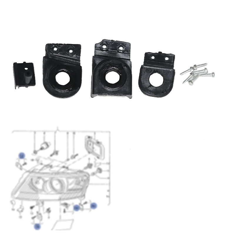 4F0998121 4F0998122 комплект для ремонта фар передний левый и правый Audi A6 S6 Quattro C6 2005 2006 2008