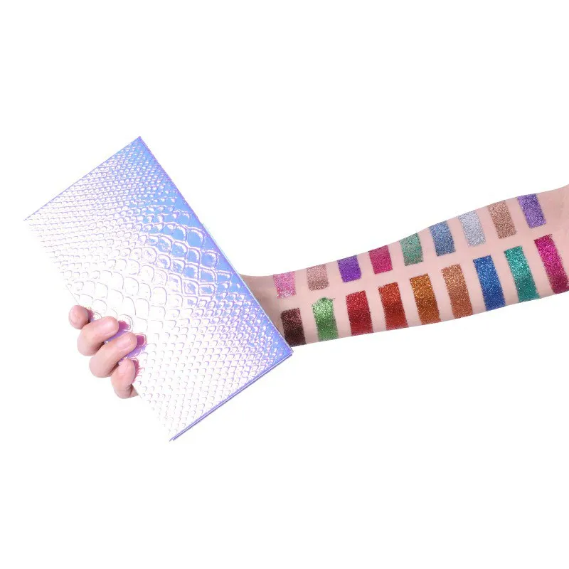 18-ColorGlitter тени для век Палитра Водонепроницаемый Алмазный макияж тени для век- MKXJ