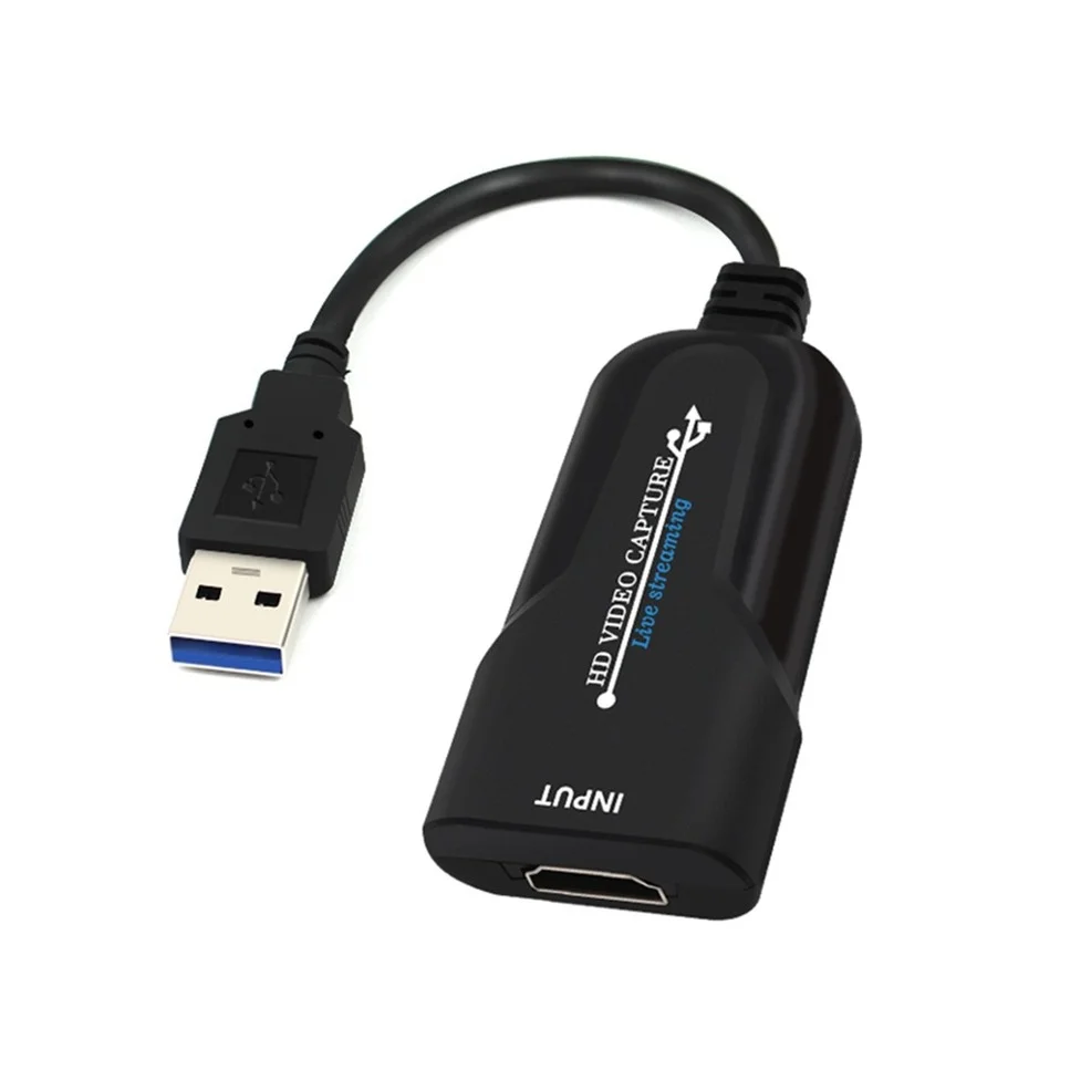 PS4 Camcorder Switch Live Broadcast Camera USB 3.0 4K HDMI-compatible Video Capture Card Video Game Grabber Record video capture adapter,audio capture converter
