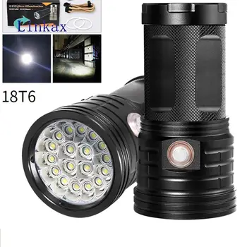 

XM18 Super bright LED Flashlight Waterproof Flashlight 3 lighting modes Led Torch for Night Riding Camping Hiking Hunting 18650