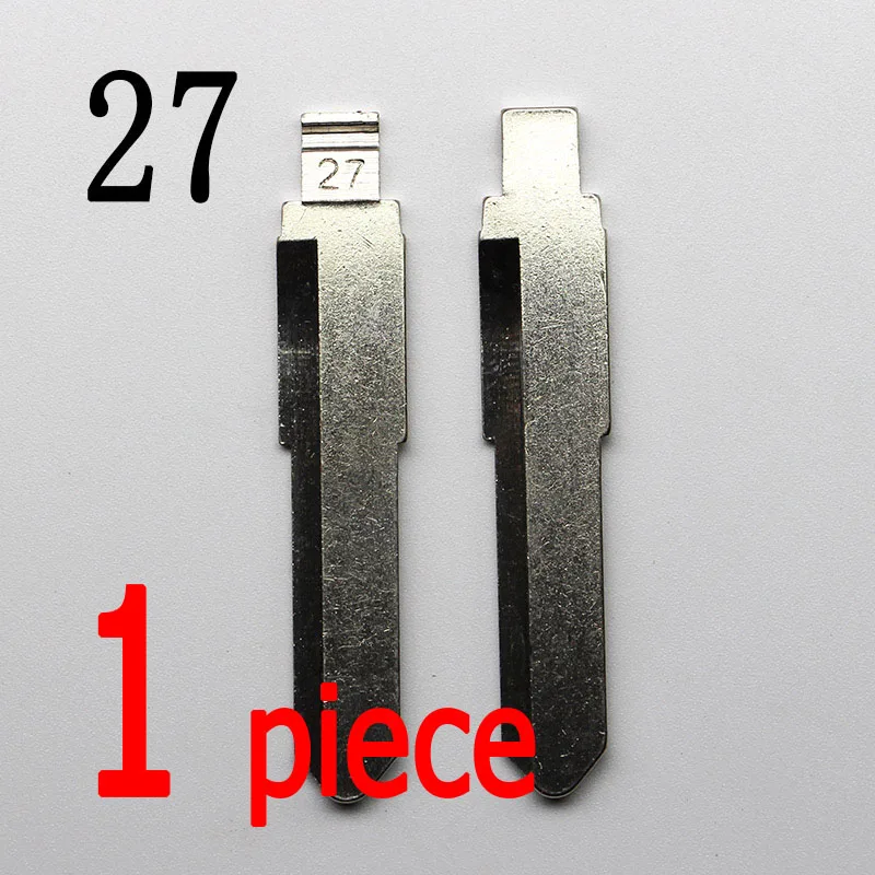 27 Металлические Пустые балванки для ключей дистанционный ключ Тип ключа № 27 для Mazda Family Premacy Happin M3 M5 M6 для Swift Blade - Цвет: 27Bx1