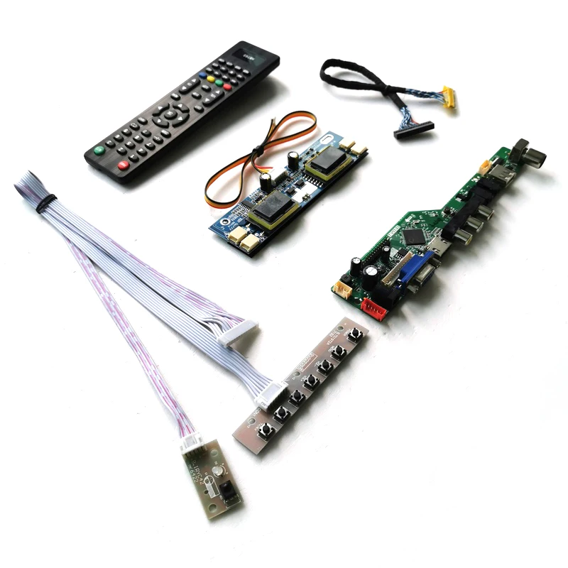 Плата контроллера для HSD190ME12/HSD190ME13/HSD190MEN3 30Pin LVDS Аудио HDMI VGA USB 4-CCFL монитор 19 &quot1280*1024